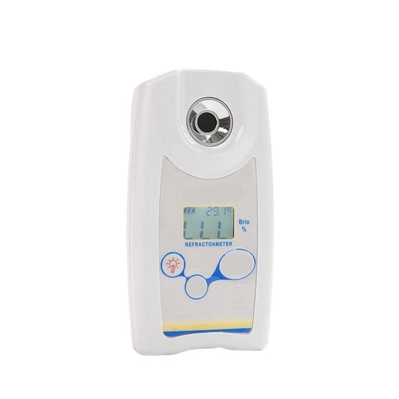 Digital Refractometer Brix Meter Saccharimeter Densimeter For Fruit Wine Beer Alcohol Sugar Concentration Tester 0.0-53% - 0-32 BRIX