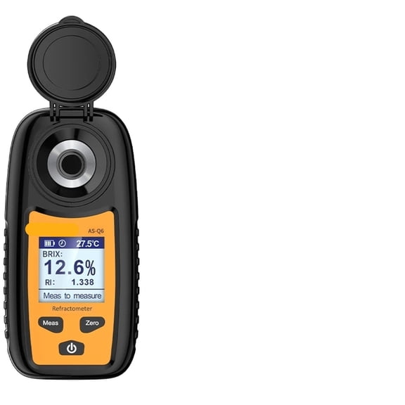 Digital Refractometer Brix Meter Sugar Content Measuring Instrument Fruit Juice Beverage Wine Beer 0-35% Range