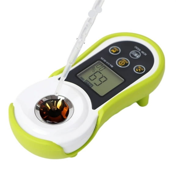 Digital Refractometer Brix Meter Sugar Content Measuring Instrument Fruit Juice Beverage Wine Beer Sugar Detector 0-55% Range ,Reliable & Consistent Readings