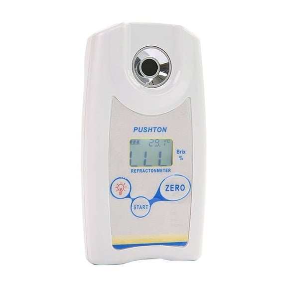 Digital Refractometer Meter Saccharimeter Densimeter For Fruit Wine Beer Alcohol Sugar Concentration Tester 0.0-53%3% ,Portable