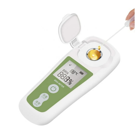 Digital Refractometer Saccharimeter Densimeter For Fruit Wine Beer Alcohol Sugar Concentration Tester 0~35% Sugar Meter ,Consistent Readings