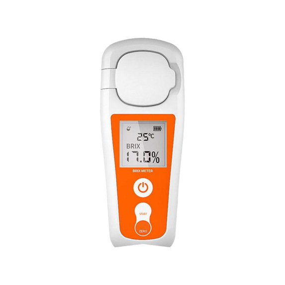 Digital Refractometer for Fruit Sugar Brix Measurement with High Accuracy and USB Rechargeable Battery