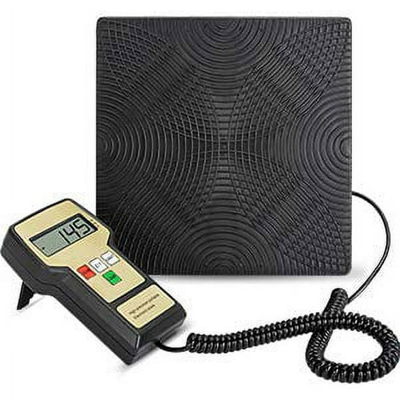 Digital Refrigerant Electronic Scale, Simbow 2022 Upgrade Portable High Accuracy HVAC Weight Scale Charging Valve 220 lbs/100kgs, Carrying Case Included