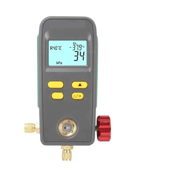 Digital Refrigeration Pressure Gauge Manifold Digital Vacuum Meter Pressure Manometer Temperature Tester ,Wide Use