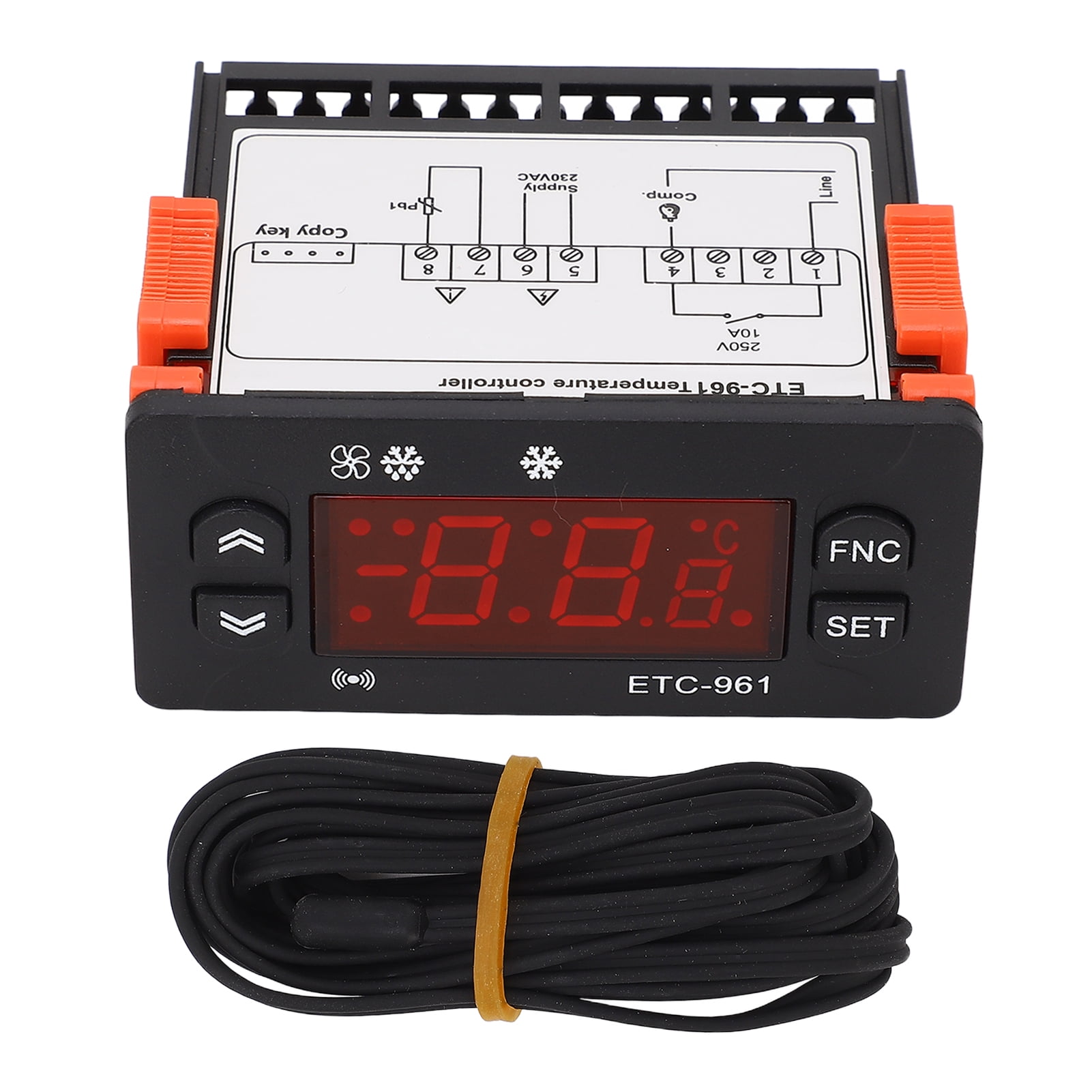 Digital Refrigerator Freezer Temperature Controller Fahrenheit Celsius