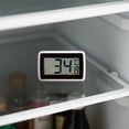 thumbnail image 1 of Digital Refrigerator Thermometer, Household Waterproof Refrigerator Thermometerfor Freezer Refrigerator Cooler with Hanging Hook and Stand, Black, 1 of 3