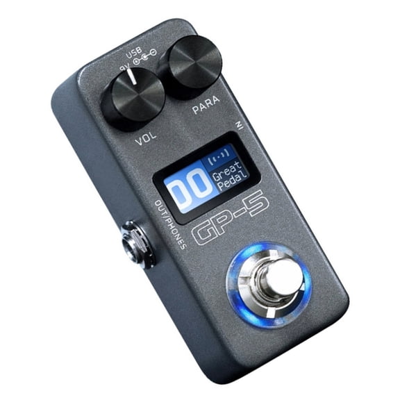 Digital Reverberation Guitar Effects Processor Guitar Device 50 User Presets