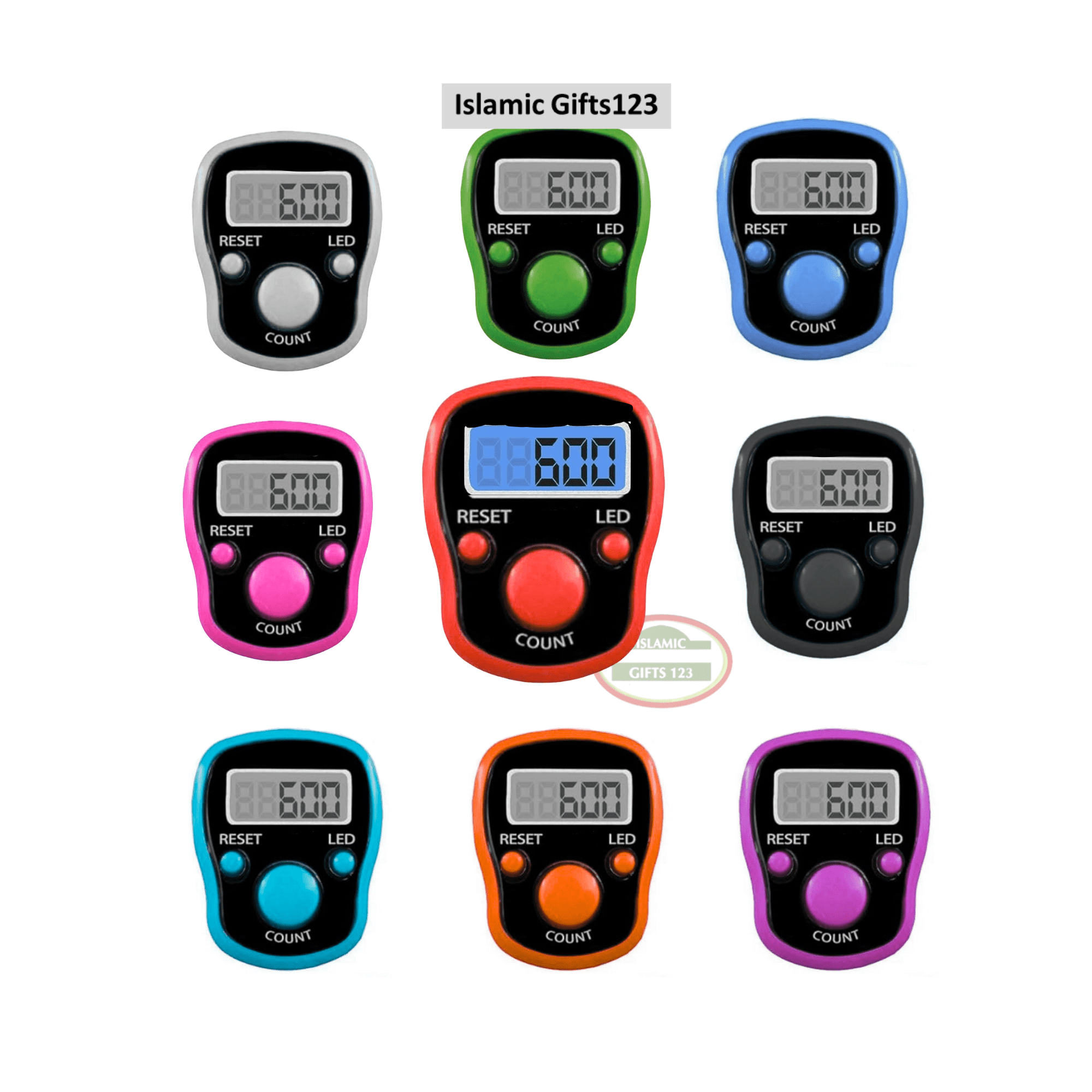 Digital Ring Counter [12 Pack] tally counter Multi-use Muslim Finger ...