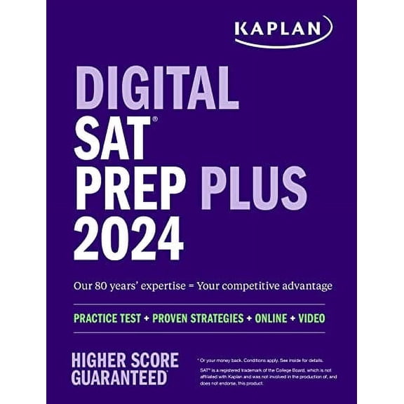 Pre-Owned Digital SAT Prep Plus 2024: Prep Book, 1 Realistic Full Length Practice Test, 700+ Practice Questions (Paperback) 1506287301 9781506287300