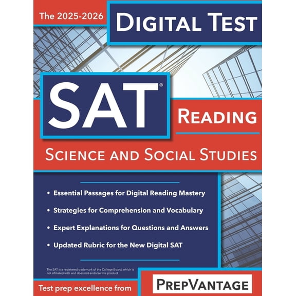 Digital Sat: Reading and Writing Digital SAT Reading: Science and Social Studies, Book 5, (Paperback)