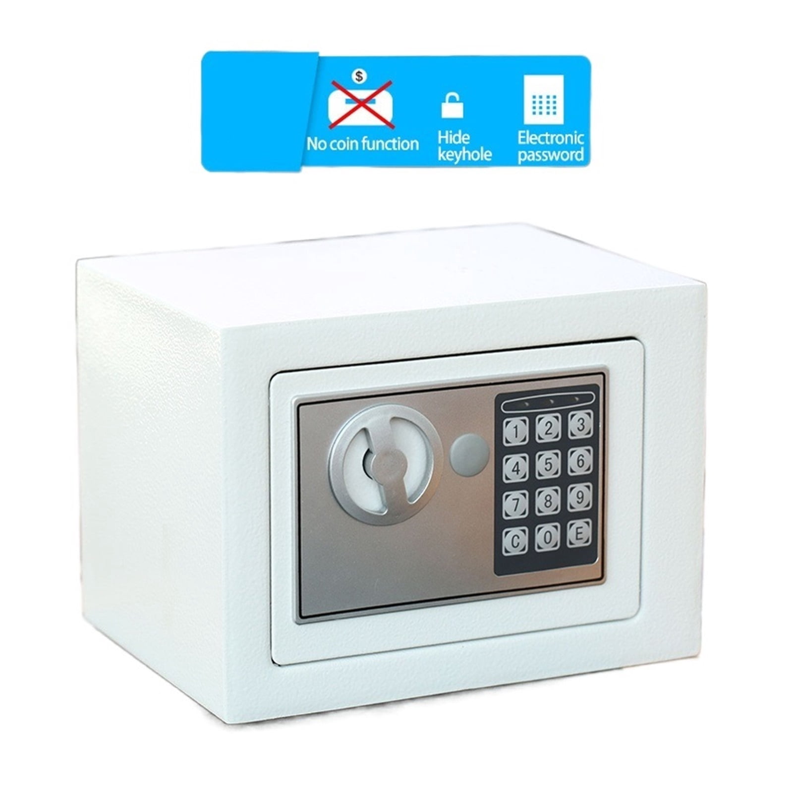 1.8 Cu Ft Home Safe Box With Electronic Keypad & LED Light - Security Safe For Documents, Cash, Valuables
