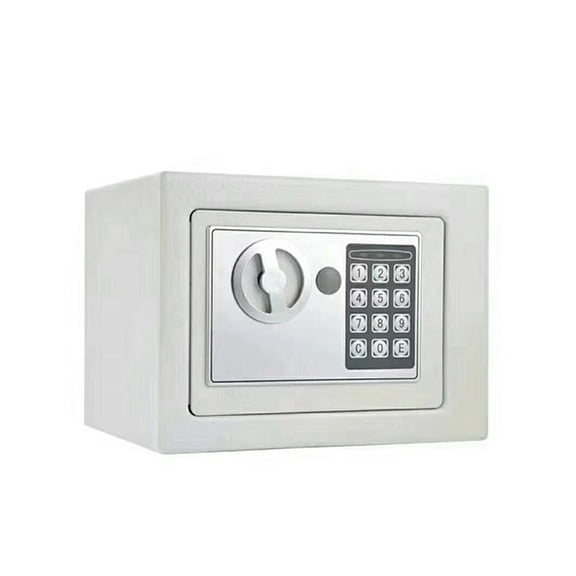 Digital Safe Box Mini Steel Safes Money Bank Small Household Password Key Safety Security Box Keep Cash Jewelry Document ,Easy Installation