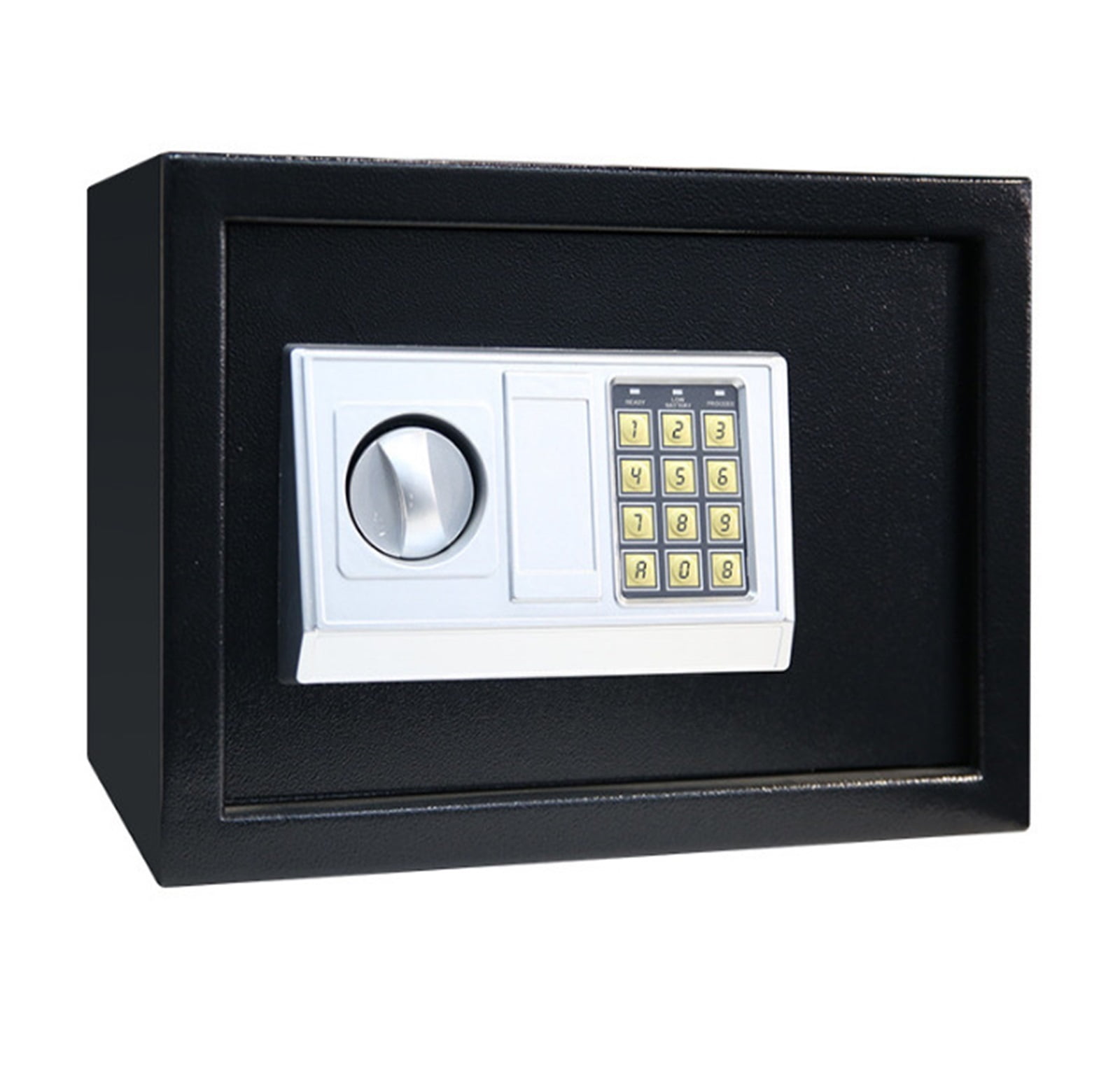 Digital Safe Box Mini Steel Safes Money Bank Small Household Password Key Safety Security Box Keep Cash Jewelry Document ,Easy Installation