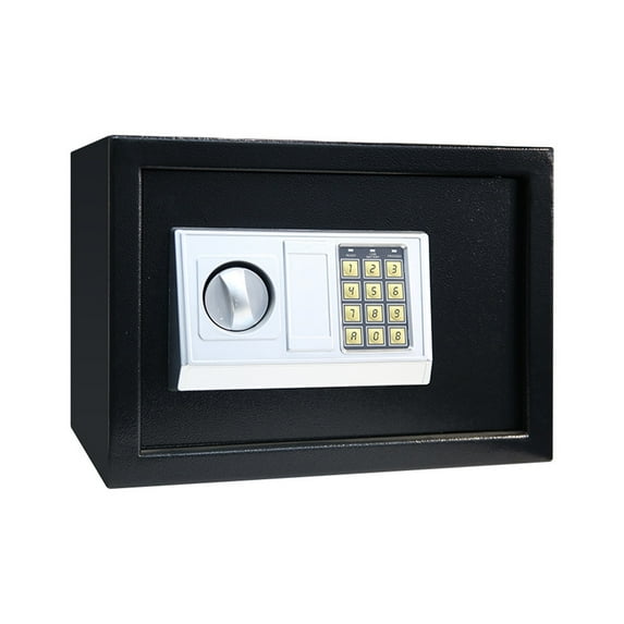 Digital Safe Box Mini Steel Safes Money Bank Small Household Password Key Safety Security Box Keep Cash Jewelry Document ,Security and Anti-Theft