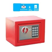 Digital Safe Box Mini Steel Safes Money Bank Small Household Password Key Safety Security Box Keep Cash Jewelry Document