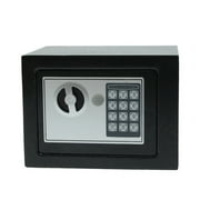 Digital Safe Box With Key Small Household Mini Steel Safes Money Bank Safety Security Box Keep Cash Jewelry Or Document Securely