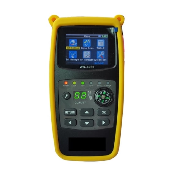 Digital Satellite Finder, WS-6933 Satellite Finder DVB-S2 FTA C KU Band Digital Satellite Meter WS6933 Better V8 Finder ,Easy to Use
