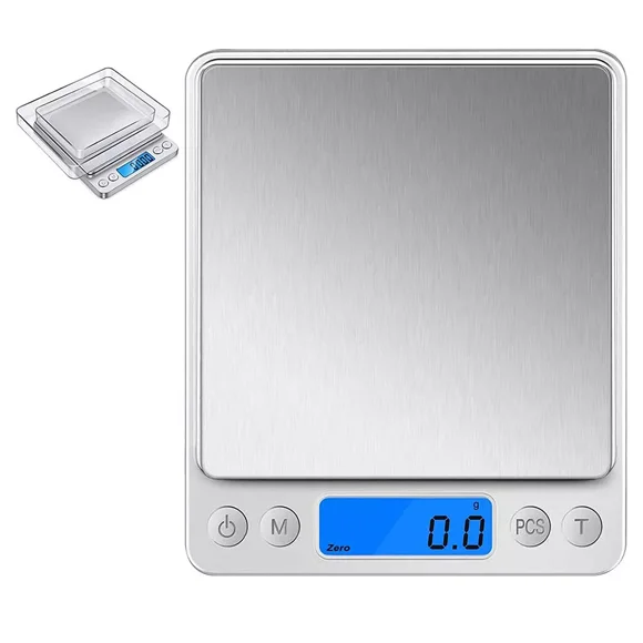 Digital Scale 3000g x 0.1g Jewelry Gold Silver Coin Gram Pocket Size Herb Grain