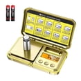 thumbnail image 1 of Digital Scale, AMIR Digital Pocket Scale 200g/0.01g High-Precision Scale with 50g Calibration 6 Units LCD Display Tare Function Gram Scale for Kitchen Food Jewelry Medicine Herb Gold, 1 of 11