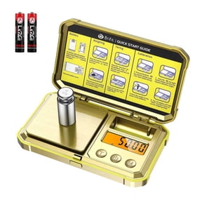 Digital Scale, AMIR Digital Pocket Scale 200g/0.01g High-Precision Scale with 50g Calibration 6 Units LCD Display Tare Function Gram Scale for Kitchen Food Jewelry Medicine Herb Gold