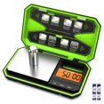 thumbnail image 1 of Digital Scale, AMIR Digital Pocket Scale 500g/0.01g High-Precision Scale with 50g Calibration 6 Units LCD Display Tare Function Scale for Food Kitchen Jewelry Medicine Herb Green, 1 of 1