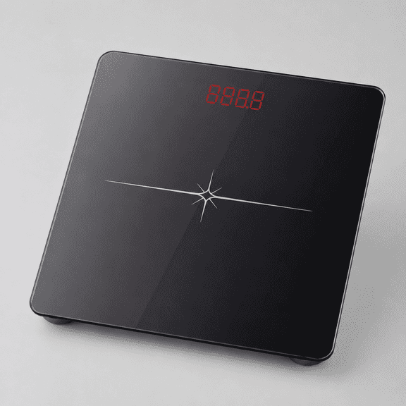 Digital Scale for Body Weight, Precision Bathroom Weighing Scale Step-On Technology High Capacity - 330 lb, LED Display with High Precision Measurements, Black