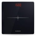 thumbnail image 1 of Digital Scale for Body Weight Precision Bathroom Weighing Step-On Technology High Capacity - 330 lb LED Display with Measurements Black, 1 of 4