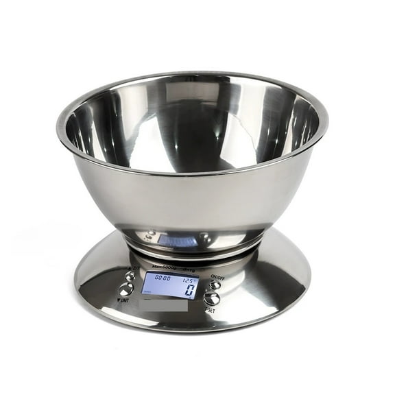 Digital Scales LCD Cooking Tool Stainless Steel Electronic Weight Scale, Food Balance Cuisine Precision Kitchen Scales With Bowl ,Simple Operation