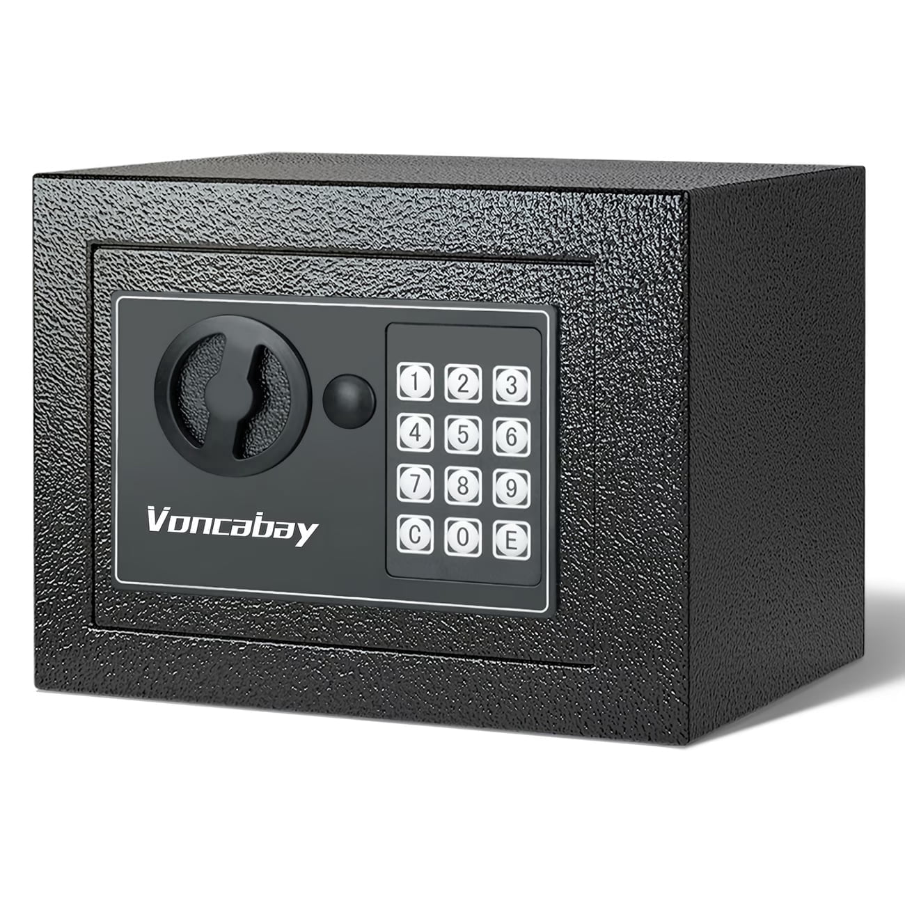 Key Pad Key Lockbox Digital Security Safe Box with Keypad & Key Lock, Built-in Sensor Light ...