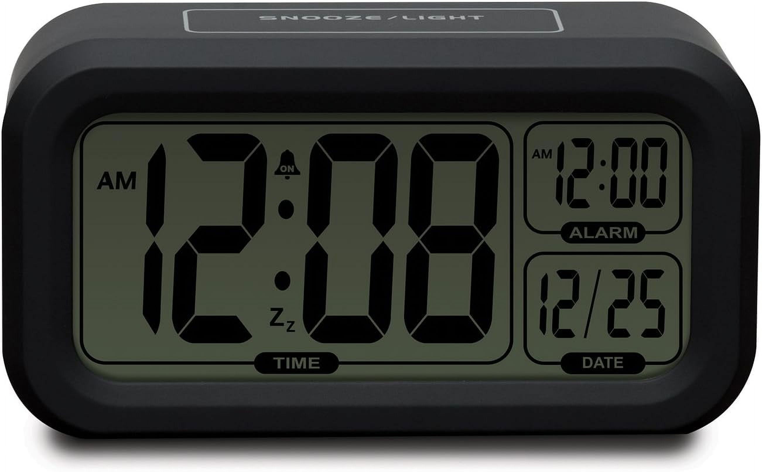 Digital Sensor LED Calendar Clock For Bedrooms Travel Home Office