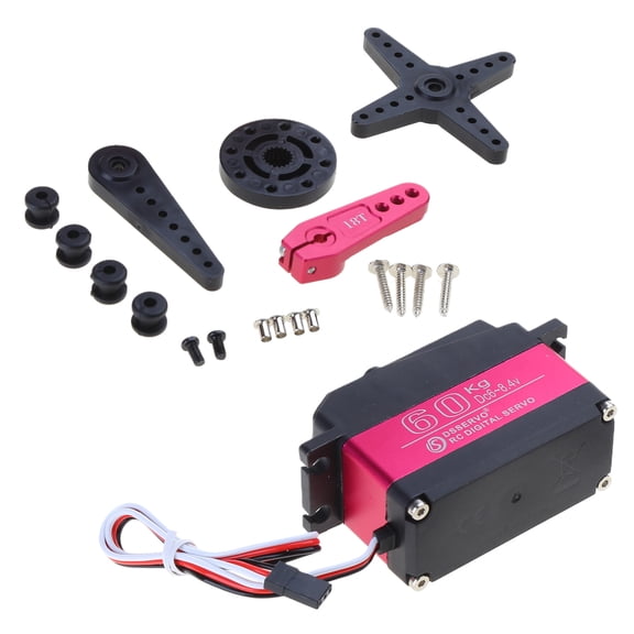 Digital Servo 8.4V Stainless Steel Gear Large Torque High Speed Waterproof 1/5 Servos 270 / 180 Degree