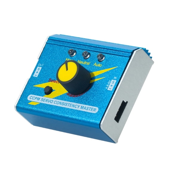 Digital Servo Tester CCPM Motor Consistency Master with3-gear Indicator Light for RC Car Plane Boat Model Accessories