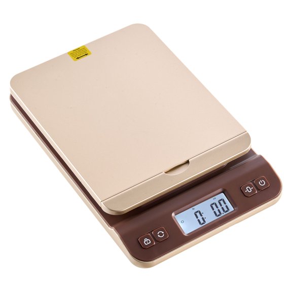 Digital Shipping Scale 88 lb 0.1 oz Accuracy with Hold Tare Auto-Off Flip Stand Easy Calibration for Home Office Battery Included