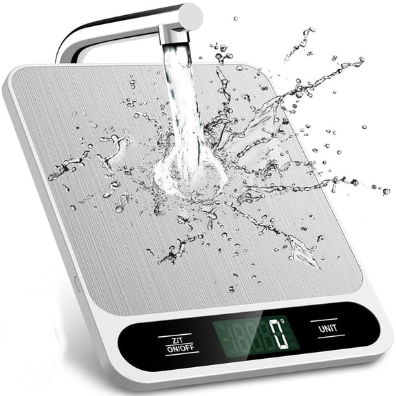 Digital Shipping Scale For Packages, 22lb/10kg Digital Postal Scale, 6 Measurement Unit, High Readability Backlit Display, For Office, Home & Kitchen, White