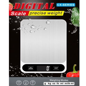 Digital Shipping Scale For Packages, 22lb/10kg Digital Postal Scale For Mailing And Small Business, High Readability Backlit Display, Multi-Unit High Precision Scale For Office, Home & Kitchen,White