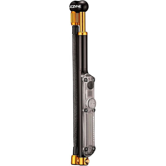Digital Shock Drive Bike Pump - MTB Air Suspension Shock Pump, High-Accuracy Digital Strip Gauge, 350 PSI High Pressure, Schrader Chuck, Lightweight CNC Aluminum | bike-suspension-and-accessories