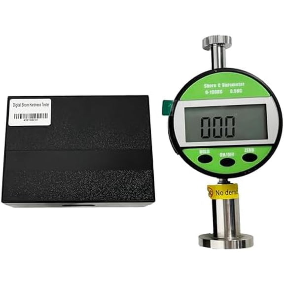 Digital Shore C Durometer Shore C Hardness Gauge Shore Hardness Tester For Testing Rubber Plastic Microporous Material,Etc with Measuring Value 0 To 100HC Hold Value Function$$Electronics Accessories
