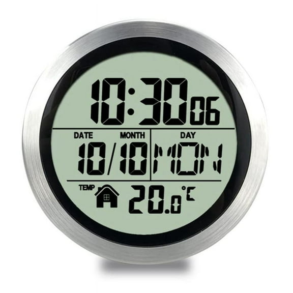 Digital Shower Clock Waterproof, Bathroom Clock, Digital Kitchen Wall Clock, No Punching Suction Cup Clock