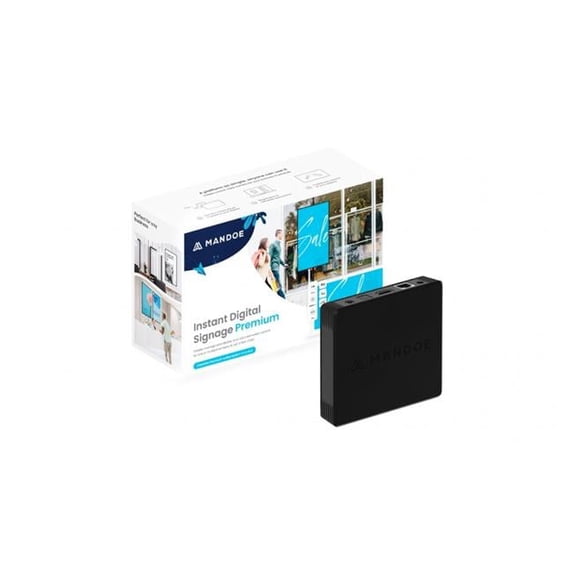 Digital Signage Premium Creation & Platform 5 Users Media Player with Report