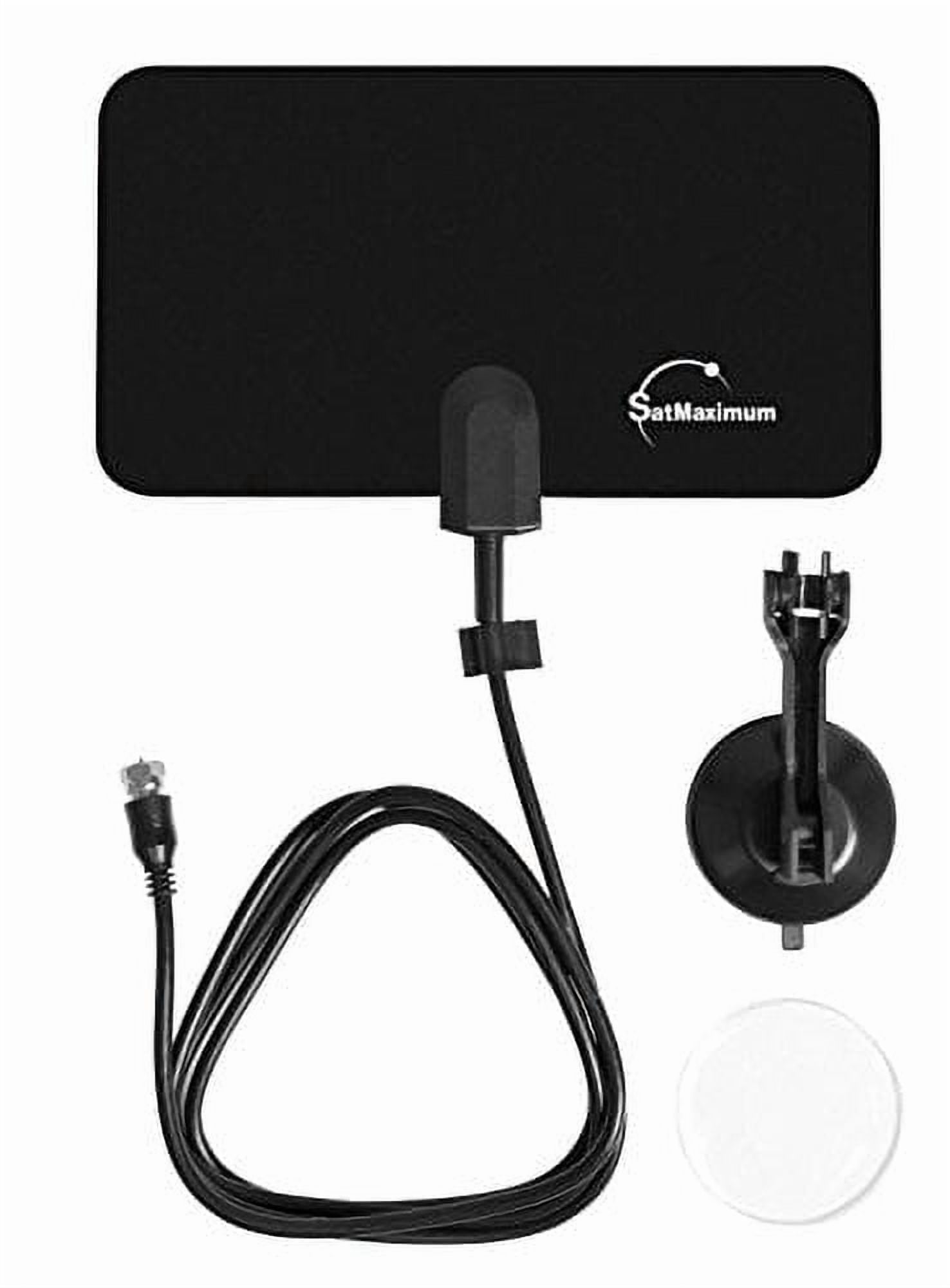 Indoor Digital HDTV Antenna with 4K Support, Extended 30 Mile Range ...