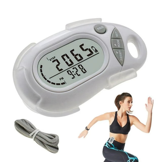 Digital Simple Step Counter with Removable Clip for Men Women Adults