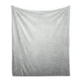 thumbnail image 1 of Digital Soft Flannel Fleece Throw Blanket, Pastel Greyscale Halftone Dots Design, Cozy Plush for Indoor and Outdoor Use, 50" x 60", Grery and Pale Grey, by Ambesonne, 1 of 5