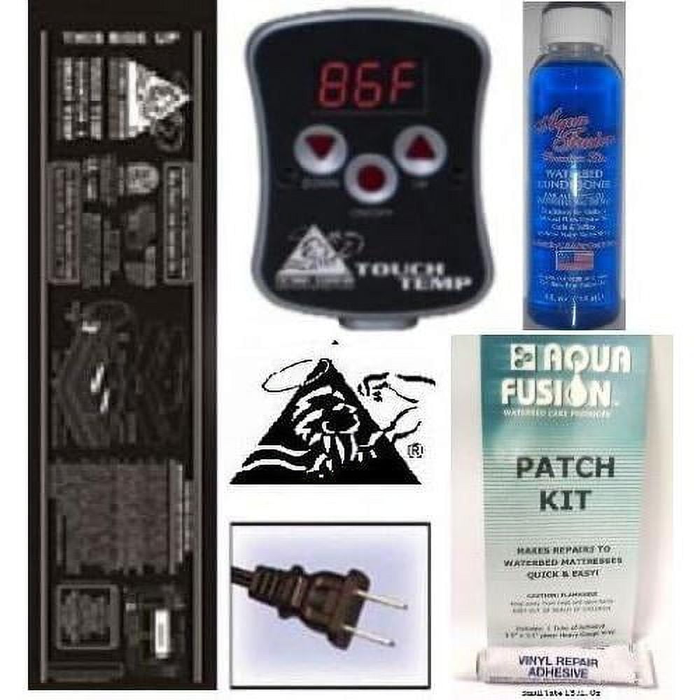 Digital Softside Waterbed Heater With 4Oz Premium Clear Bottle