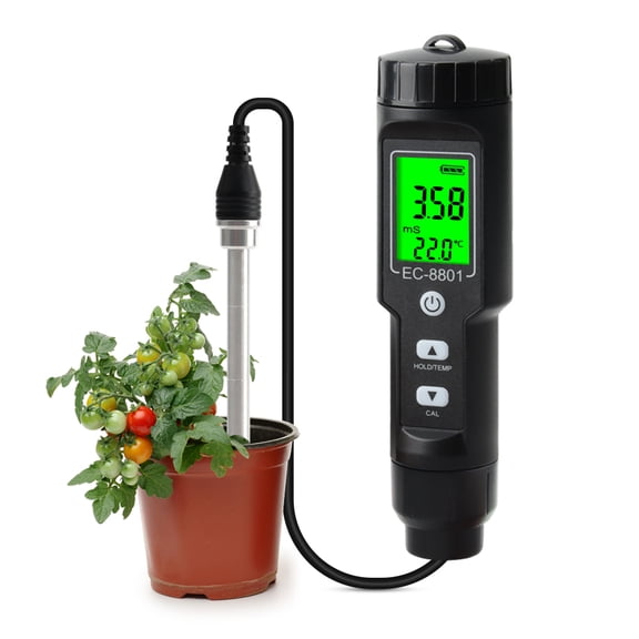 Digital Soil EC/temperature Tester, Widely Used In Greenhouses, Gardening, Farmland Planting, Laboratories, Agriculture, Potted Plants, Etc.