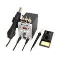 thumbnail image 1 of Digital Soldering Station Electric Welding Tool, Hot Air Rework Durable Professional Fast Heating 60W Soldering Iron Station for Maintenance Argent, 1 of 8