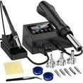 thumbnail image 1 of ASIOWQ Soldering Iron Station, 2-in-1 Soldering Station Kit, Digital Soldering Station, 1 of 7