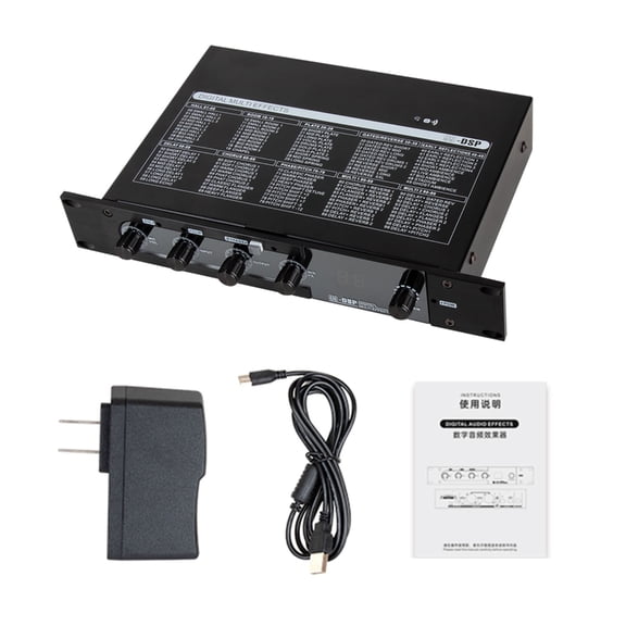 Digital Sound Effector 99 DSP Digital Reverberation Mixer, Stereoscopic Sound Enhancer BLE5.0 Transfer