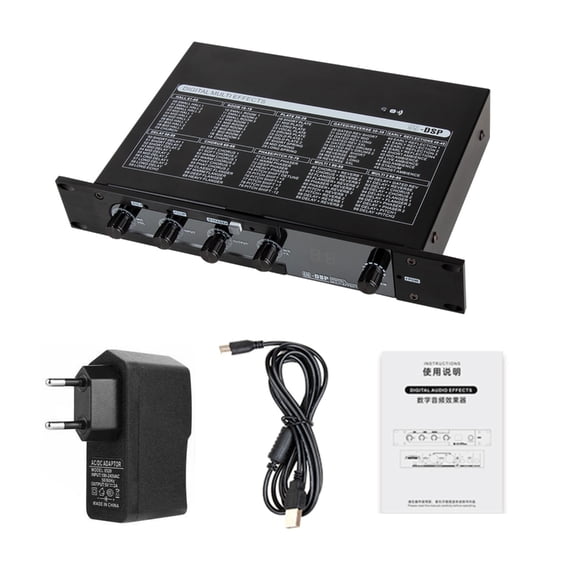 Digital Sound Effector 99 DSP Digital Reverberation Mixer, Stereoscopic Sound Enhancer BLE5.0 Transfer
