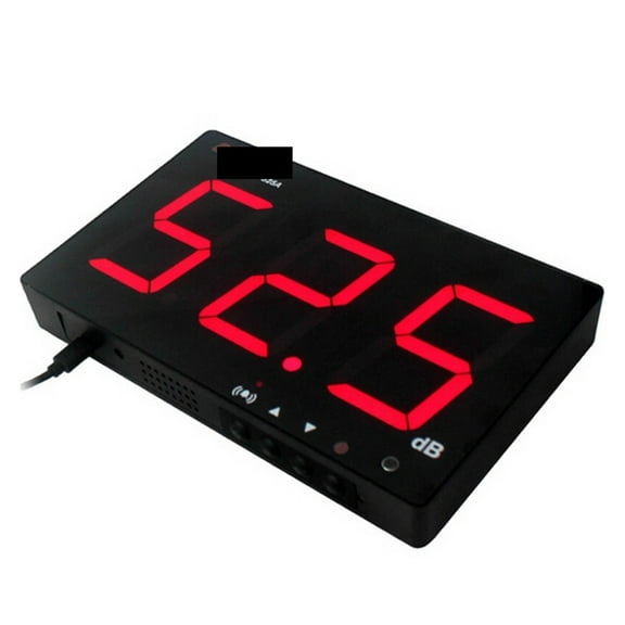 Digital Sound Level Meter 30~130db Noise Db Meter Measuring Large Screen Hanging Type Noise Decibel Monitoring Testers ,Easy to Operate