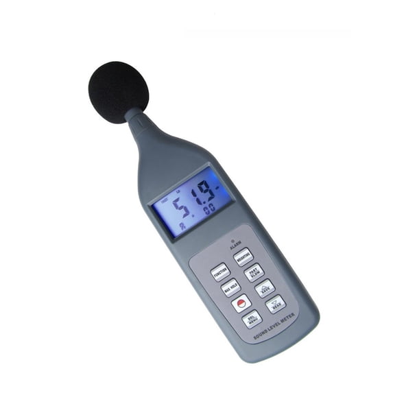 Digital Sound Level Meter 30dB to 130dB with Optional Function Lp, Leq Alarm Adjusable ,Accurate Measurement